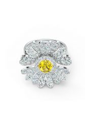טבעת פרח SWAROVSKI קולקציית FLOWER מידה 58 דגם 5534945
