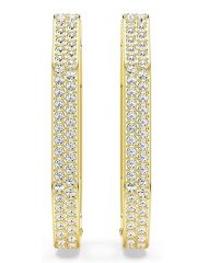 עגילי חישוק מתומן מבית SWAROVSKI קולקציית DEXTERIA