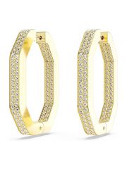 עגילי חישוק מתומן מבית SWAROVSKI קולקציית DEXTERIA