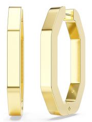 עגילי חישוק מתומן מבית SWAROVSKI קולקציית DEXTERIA