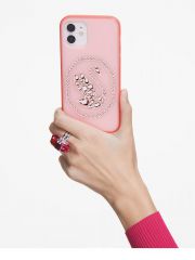 כיסוי לנייד בצבע ורוד מבית SWAROVSKI Collection III עבור iPhone 12/12 PRO דגם 5625641
