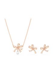 סט שרשרת ועגילים מבית SWAROVSKI קולקציית VOLTA דגם 5661680