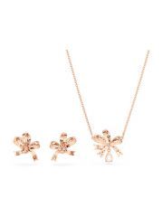 סט שרשרת ועגילים מבית SWAROVSKI קולקציית VOLTA דגם 5661680