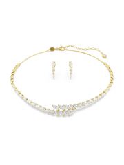 סט שרשרת ועגילים מבית SWAROVSKI קולקציית Mesmera דגם 5764868