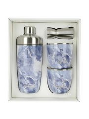 סט להכנת קוקטיילים S’well כולל שייקר נירוסטה ושתי כוסות