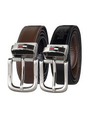 חגורת עור 2 צדדים  TOMMY HILFIGER דגם 11TL08X014-206