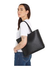 תיק לאישה דמוי עור מבית Tommy Hilfiger דגם AW0AW15827-BDS