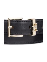 חגורת עור לאישה מבית Tommy Hilfiger דגם AW0AW16024-BDS