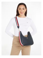 תיק צד דמוי עור לאישה מבית Tommy Hilfiger דגם AW0AW16088-DW6