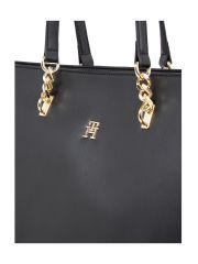 תיק דמוי עור לאישה מבית Tommy Hilfiger דגם AW0AW16112-BDS