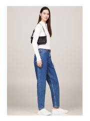 תיק דמוי עור לאישה מבית TOMMY HILFIGER דגם AW0AW16270-BDS