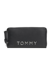 ארנק דמוי עור לאישה מבית TOMMY HILFIGER דגם AW0AW16389-BDS