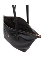 תיק צד דמוי עור לאישה מבית TOMMY HILFIGER דגם AW0AW16477-BDS