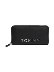 ארנק דמוי עור לאישה מבית TOMMY HILFIGER דגם AW0AW16476-BDS