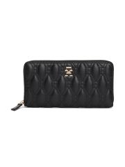 ארנק דמוי עור לאישה מבית TOMMY HILFIGER דגם AW0AW16578-BDS