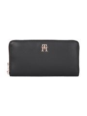 ארנק דמוי עור לאישה מבית TOMMY HILFIGER דגם AW0AW16592-BDS