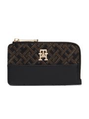 ארנק דמוי עור לאישה מבית TOMMY HILFIGER דגם AW0AW17152-BDS