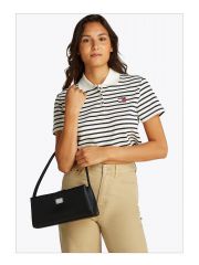 תיק דמוי עור לאישה מבית Tommy Hilfiger  דגם AW0AW17295-BDS