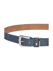 חגורת עור Tommy Hilfiger  דגם AW0AW17393-0GY