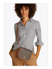 תיק צד דמוי עור לאישה מבית Tommy Hilfiger  דגם AW0AW17414-BDS