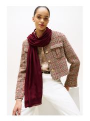 TH MONOGRAM SCARF