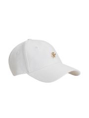 TH SCRIPT LINEN CAP