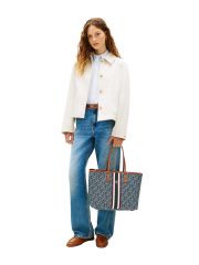 תיק דמוי עור מבית TOMMY דגם TOM-AW0AW18390-0GY