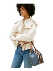 תיק דמוי עור מבית TOMMY דגם TOM-AW0AW18392-0GY