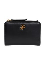 TH SCRIPT LEATHER BIFOLD