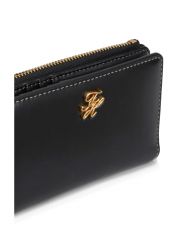 TH SCRIPT LEATHER BIFOLD