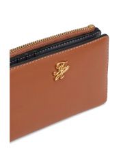 TH SCRIPT LEATHER BIFOLD