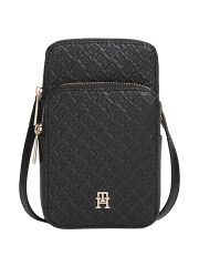 תיק לנייד דמוי עור מבית TOMMY דגם TOM-AW0AW18601-BDS