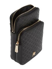 תיק לנייד דמוי עור מבית TOMMY דגם TOM-AW0AW18601-BDS