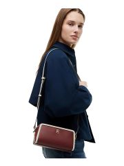תיק דמוי עור מבית TOMMY דגם TOM-AW0AW18899-GNE