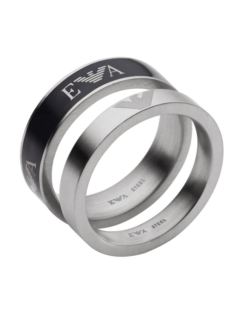 טבעת ארמאני לגבר דגם EGS2846040 - מידה 9 / 60 / 19 / 510