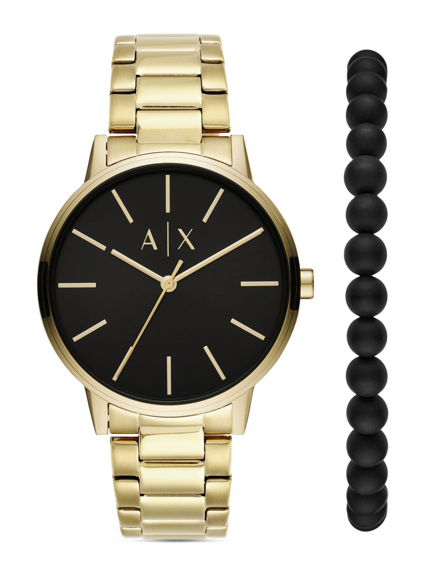 סט שעון וצמיד ARMANI EXCHANGE סדרה CAYDE דגם AX7119