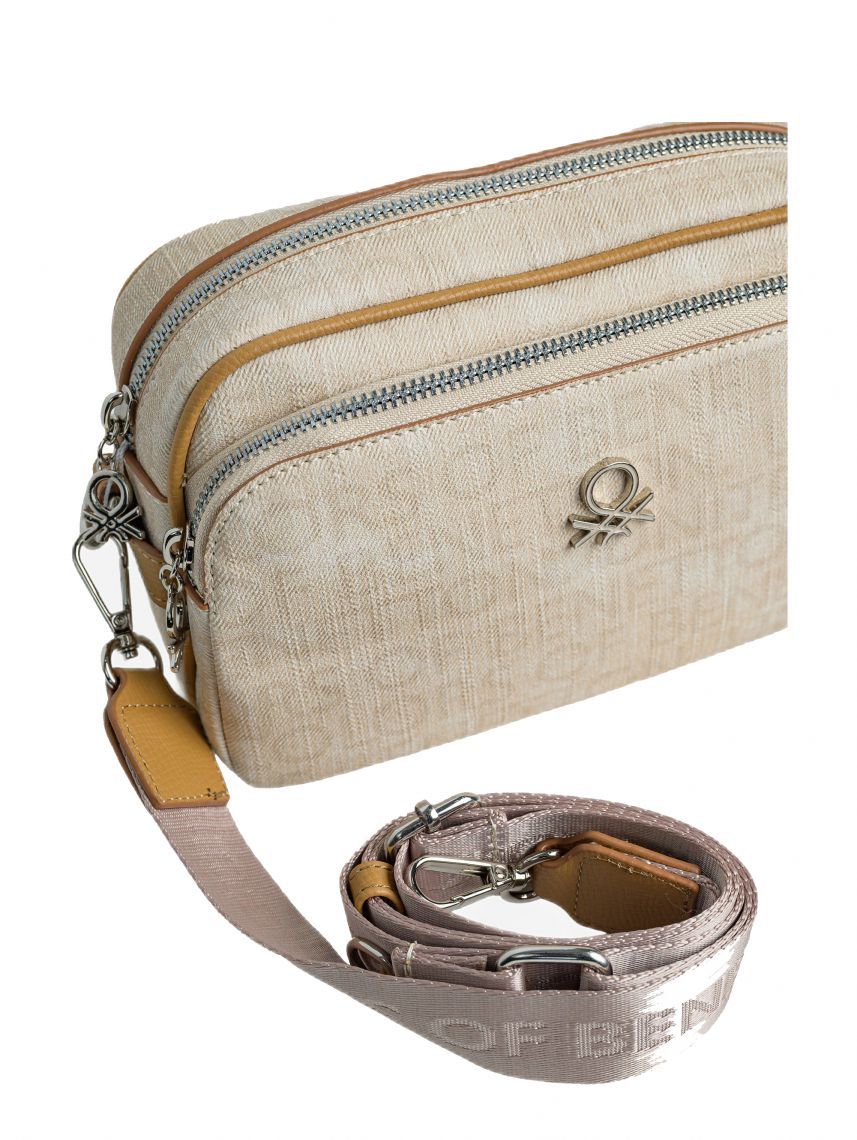 Crossbody Bag Beige-Camel