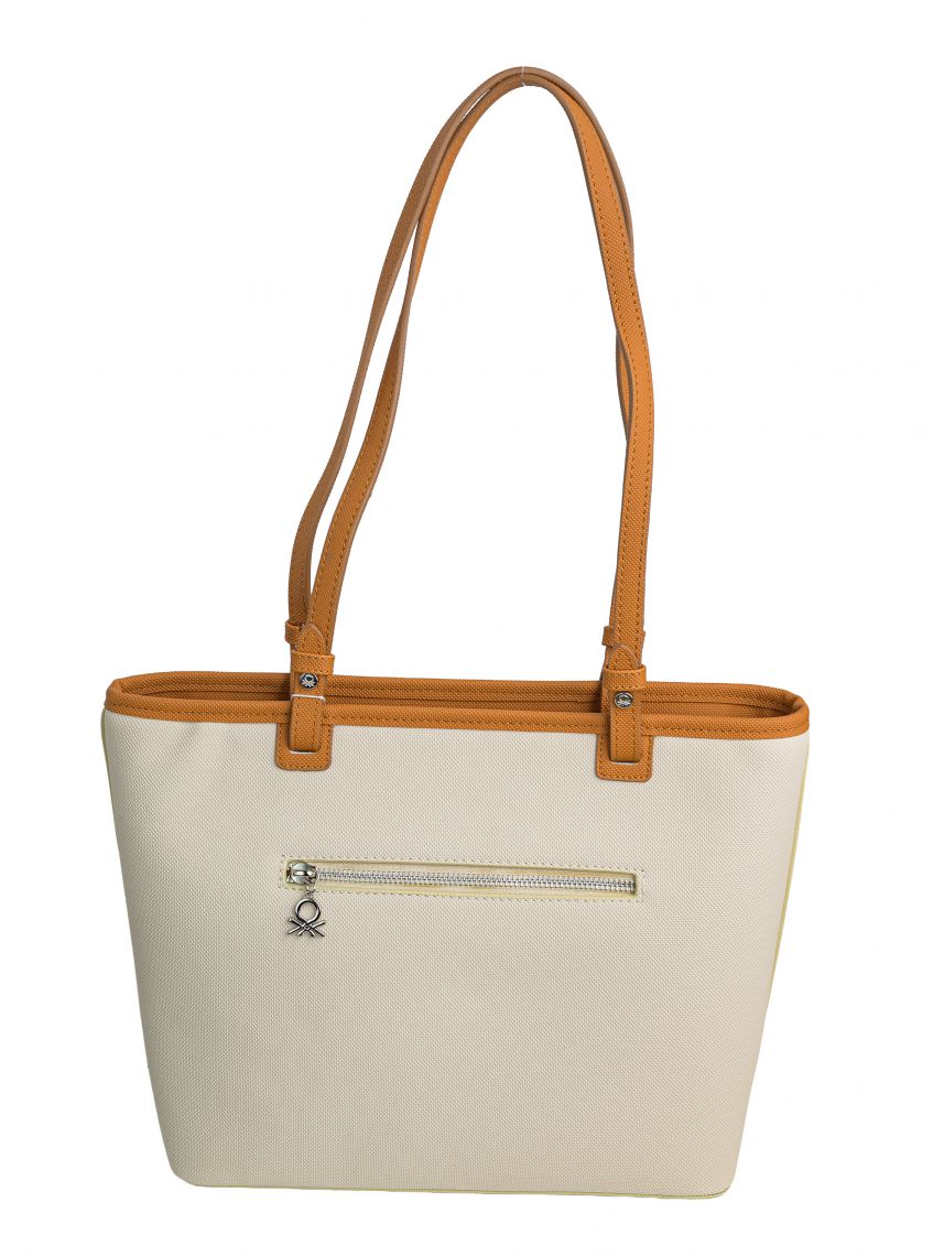 Shoulder Bag Beige-Camel