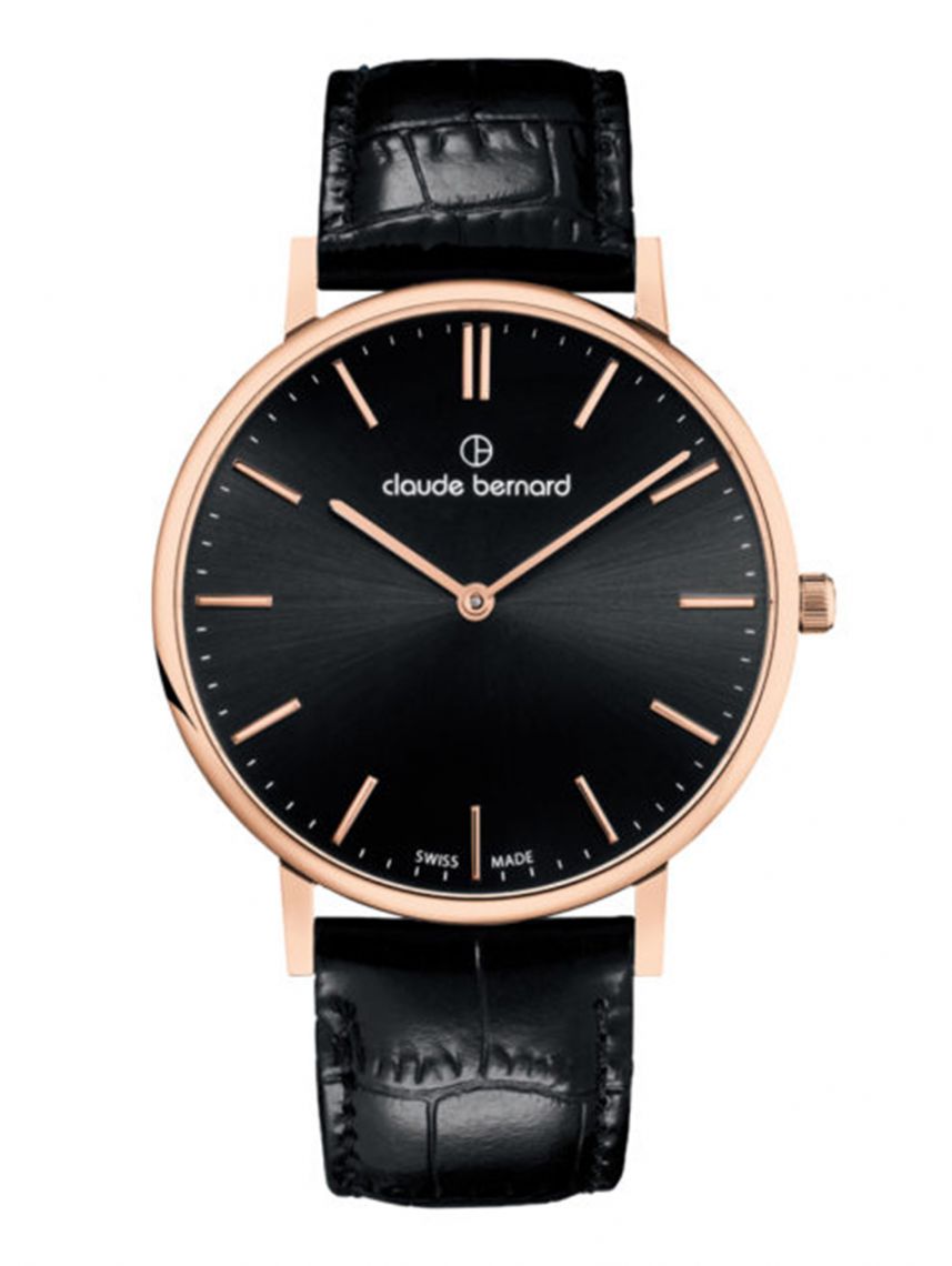 שעון CLAUDE BERNARD קולקציית Slim line  דגם 2021937RCNIR