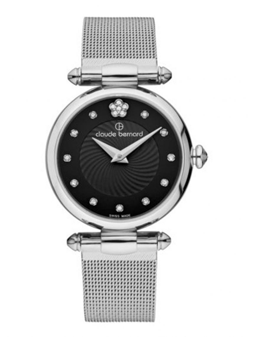 שעון לאישה CLAUDE BERNARD קולקציית Dress code בצבע כסף דגם 205003NPN2