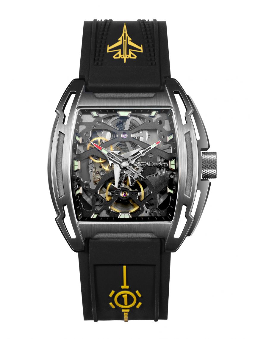 שעון CIGA קולקציית Aircraft Carrier דגם Z061-IPTI-W5BK