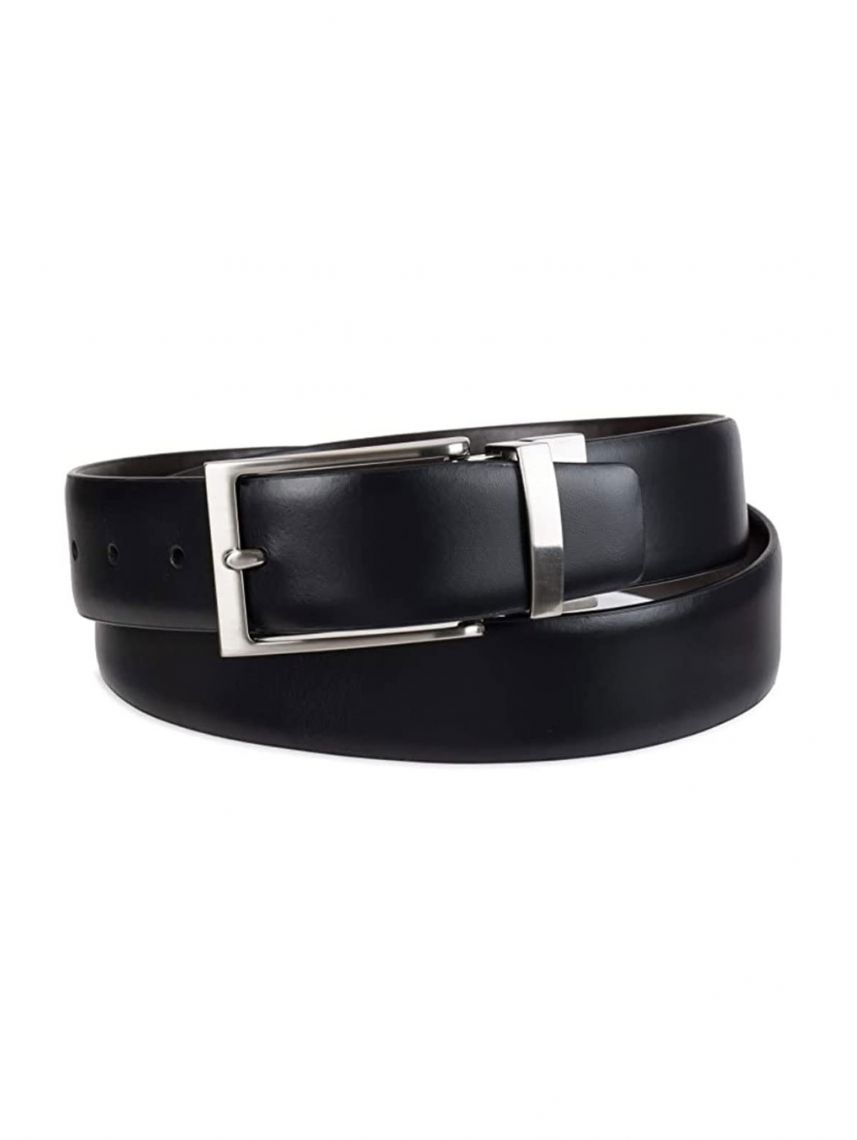 חגורת עור 2 צדדים לגבר מבית Calvin Klein דגם 11CK01XZ25-014