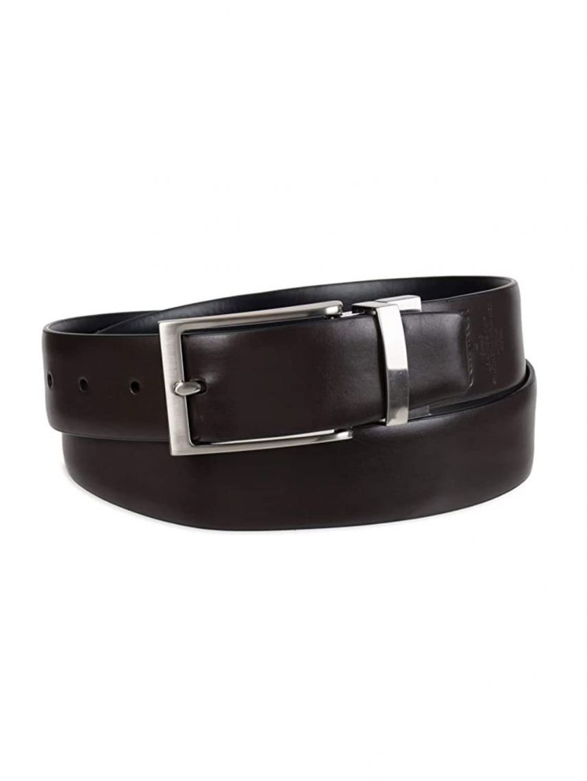 חגורת עור 2 צדדים לגבר מבית Calvin Klein דגם 11CK01XZ25-014