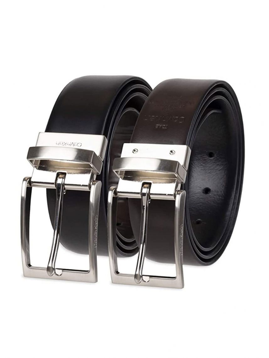 חגורת עור 2 צדדים Calvin Klein דגם 11CK01XZ25-014