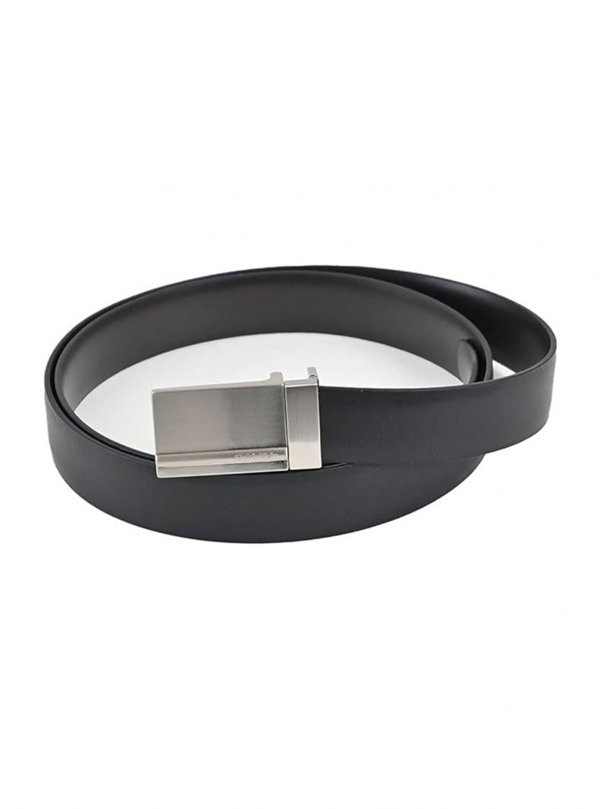 סט חגורת עור 2 אבזמים Calvin Klein דגם  11CK020006-014