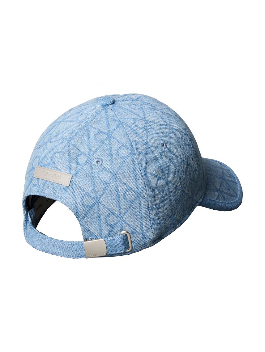 DENIM EMBLEM BURNOUT w PATCH CAP