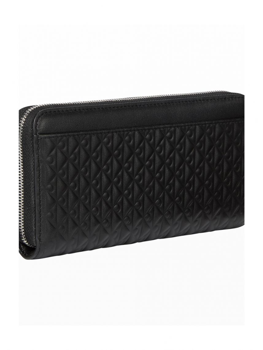 EMBOSSED AOP LONG ZIP AROUND