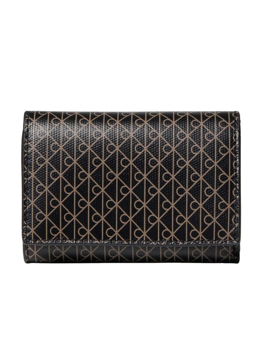 EMBLEM AOP TRIFOLD W/ ZIP POCKET