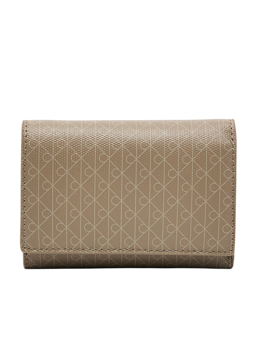 EMBLEM AOP TRIFOLD W/ ZIP POCKET