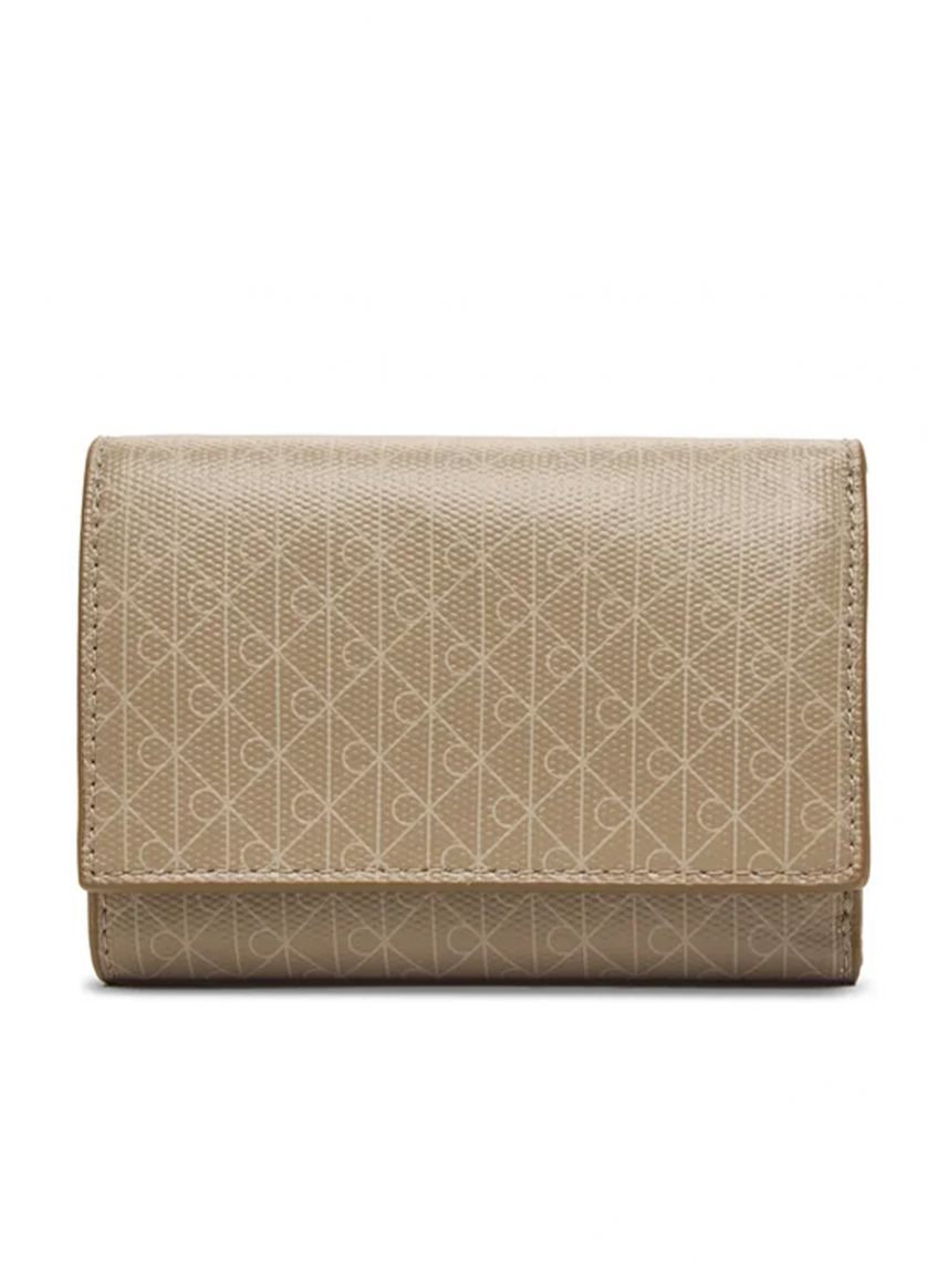 EMBLEM AOP TRIFOLD W/ ZIP POCKET